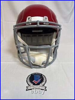 Kareem Hunt Signed Kansas City Chiefs Full Size Speed Rep. Beckett Cert