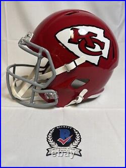Kareem Hunt Signed Kansas City Chiefs Full Size Speed Rep. Beckett Cert
