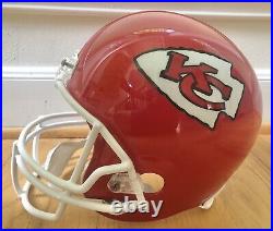 LEN DAWSON Signed KANSAS CITY CHIEFS FULL SIZE Helmet AFL & SB MVP, HOF DEC, COA