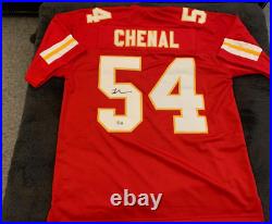 LEO CHENAL Signed Kansas City Chiefs Jersey Beckett #W147827