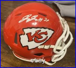 L'Jarius Sneed Autographed Signed Kansas City Chiefs Speed Mini Helmet JSA COA
