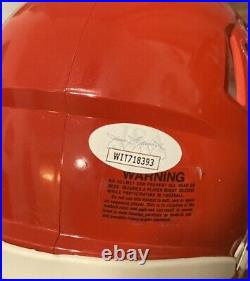 L'Jarius Sneed Autographed Signed Kansas City Chiefs Speed Mini Helmet JSA COA