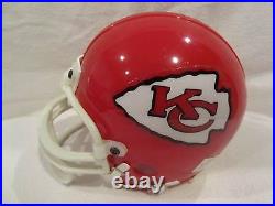 Lamar Hunt Autographed Kansas City Chiefs Mini Helmet Full JSA LOA