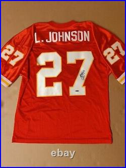Larry Johnson Signed KANSAS CITY PRO Jersey COA TRISTAR Chiefs#27 EXTREMELY RARE