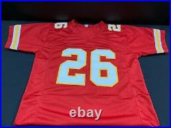 Le'veon Bell Kansas City Chiefs Signed Custom Stitched Jersey Jsa Witness Coa