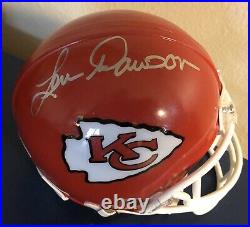 Len Dawson Autographed JSA Authenticated Kansas City Chiefs Mini Helmet
