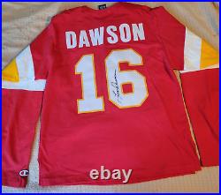 Len Dawson Kansas City Chiefs signed Vintage 90s Champion Throwback jersey HOF79