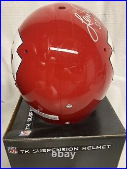 Len Dawson Signed Auto TK Suspension FS Helmet Kansas City Chiefs SB MVP NFL GTP