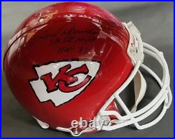 Len Dawson Signed Autographed Full Sized Helmet Kansas City Chiefs withCOA