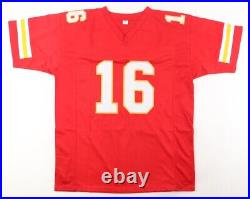 Len Dawson Signed Autographed Kansas City Chiefs Jersey Beckett Coa Hof 87