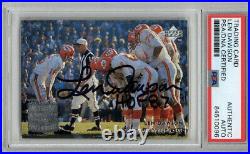 Len Dawson Signed Autographed Upper Deck Legends #184 Kansas City Chiefs Psa/dna