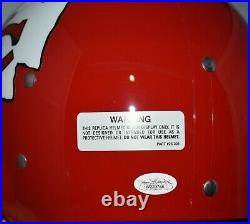 Len Dawson Signed Full Size Tk Helmet Kansas City Chiefs Hof 87 Sb IV Mvp Jsa