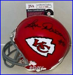 Len Dawson signed Kansas City Chiefs Throwback mini helmet autographed JSA