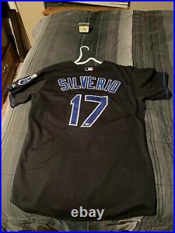Luis Silverio Game Used 2008 Signed Kansas City Royals Alternate Jersey Size 48