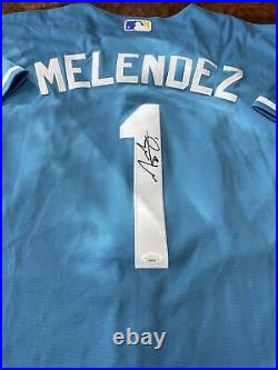 MJ Melendez Signed Kansas City Royals Jersey JSA Coa Autographed