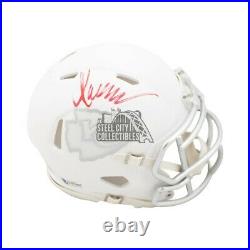Marcus Allen Autographed Kansas City Chiefs Ice Mini Football Helmet BAS COA