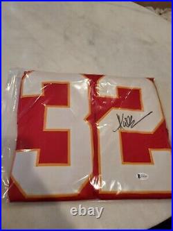 Marcus Allen Autographed/Signed Jersey Beckett COA Kansas City Chiefs HOF