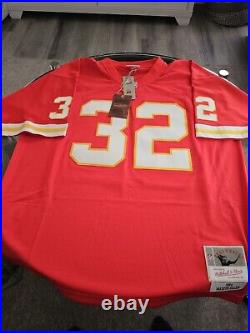 Marcus Allen Autographed/Signed Jersey Kansas City Chiefs Mitchell & Ness