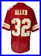 Marcus Allen Kansas City Signed Red Football Jersey BAS