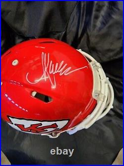 Marcus Allen signed Kansas City Chiefs full size authentic helmet Beckett 517