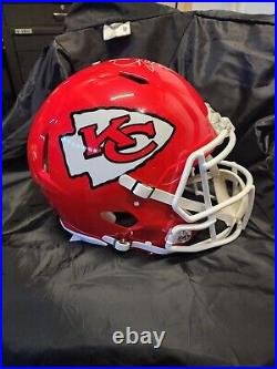 Marcus Allen signed Kansas City Chiefs full size authentic helmet Beckett 519