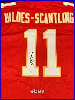 Marquez Valdes-Scantling Signed Kansas City Chiefs Jersey Beckett