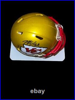 Marquez Valdes-scantling Signed Flash Mini Helmet Kansas City Chiefs Bas