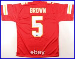Marquise Brown Signed Kansas City Chiefs Jersey (JSA) 2019 1st Round Draft Pick