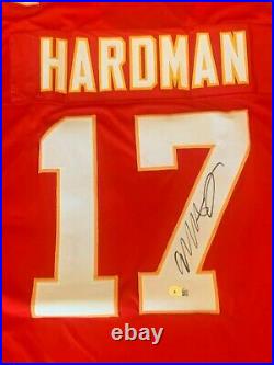 Mecole Hardman Jr Signed Kansas City Chiefs Jersey Beckett Hologram