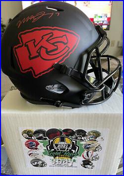 Mecole Hardman Signed Kansas City Chiefs Full-Size Eclipse Replica Helmet\uD83D\uDD25
