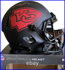 Mecole Hardman Signed Kansas City Chiefs Full-Size Eclipse Replica Helmet\uD83D\uDD25