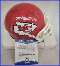 Mecole Hardman Signed Kansas City Chiefs Super Bow LIV Mini Helmet Beckett Auto