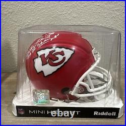 Mike Garrett Kansas City Chiefs Signed Mini Helmet Tri Star