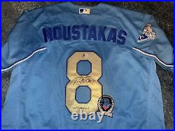 Mike Moustakas Signed Kansas City Royals Jersey All Star WS Champs Beckett Auth