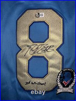 Mike Moustakas Signed Kansas City Royals Jersey All Star WS Champs Beckett Auth