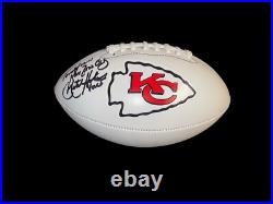 Mitch Holtus Signed Kansas City Chiefs Logo Football Super Bowl Voice Of Chiefs