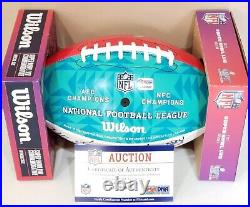 NFL Curated Kansas City Chiefs Multi Signed Super Bowl 57 Football w PSA DNA COA