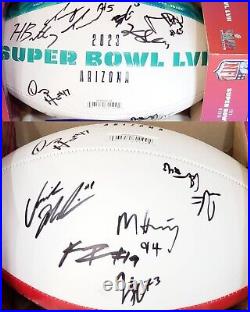 NFL Curated Kansas City Chiefs Multi Signed Super Bowl 57 Football w PSA DNA COA