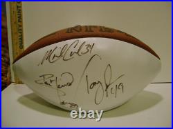 NFL KANSAS CITY CHIEFS 1998-99 MULIT-SIGNED FOOTBALL with COA (SEE DESCRIPTION)