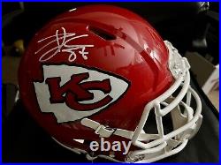 NFL Kansas City Chiefs Travis Kelce Signed F/S Authentic Speed Helmet