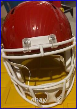 NFL Kansas City Chiefs Travis Kelce Signed Full Size Helmet #Taylor Swift