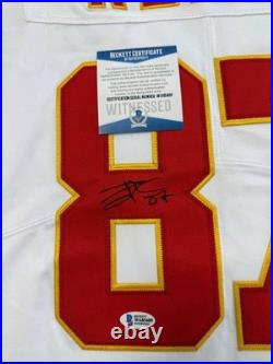 NFL Travis Kelce Kansas City Chiefs team Jersey Signed Autographed BAS COA
