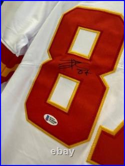 NFL Travis Kelce Kansas City Chiefs team Jersey Signed Autographed BAS COA