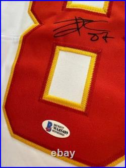 NFL Travis Kelce Kansas City Chiefs team Jersey Signed Autographed BAS COA