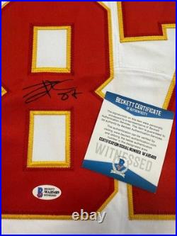 NFL Travis Kelce Kansas City Chiefs team Jersey Signed Autographed BAS COA