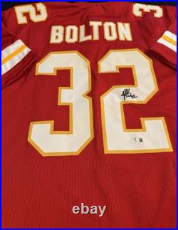 NICK BOLTON Signed/Autographed Kansas City Chiefs Pro Style Jersey Beckett