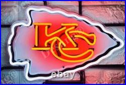 New Kansas City Chiefs Neon Light Sign HD Vivid Printing Technology 17 X 14