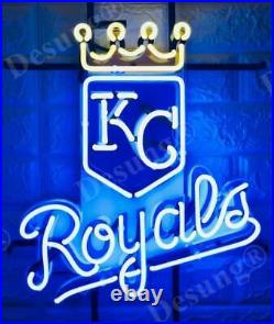 New Kansas City Royals Lamp Neon Light Sign 20x16 With HD Vivid Printing