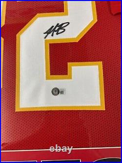 Nick Bolton Of The KANSAS City Chiefs Autographed Framed Jersey COA