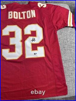 Nick Bolton Signed Autograph custom jersey Kansas City Chiefs Beckett